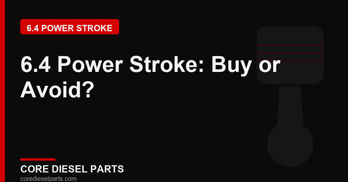 6.4 Power Stroke: Buy or Avoid?
