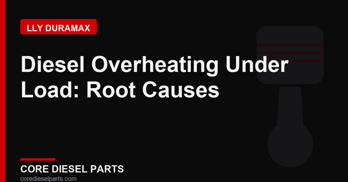 Diesel Overheating Under Load: Root Causes