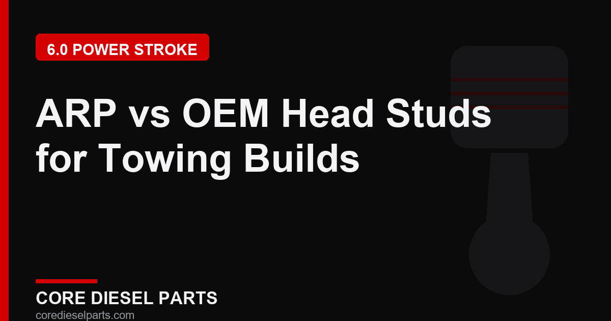 ARP vs OEM Head Studs for Towing Builds