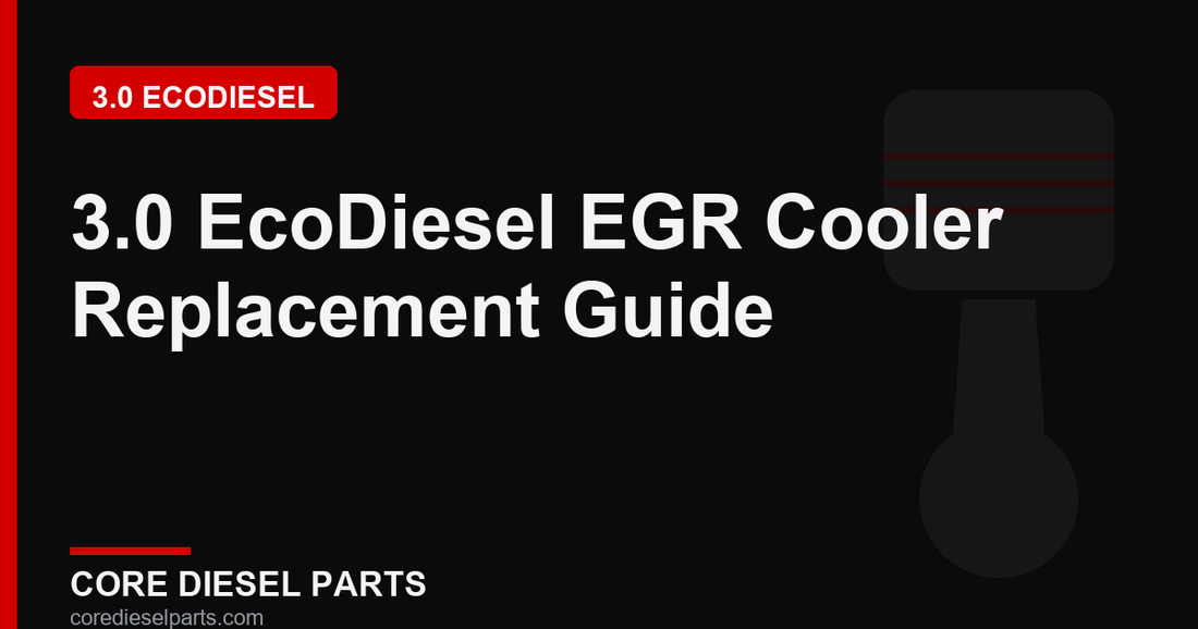 3.0 EcoDiesel EGR Cooler Replacement Guide