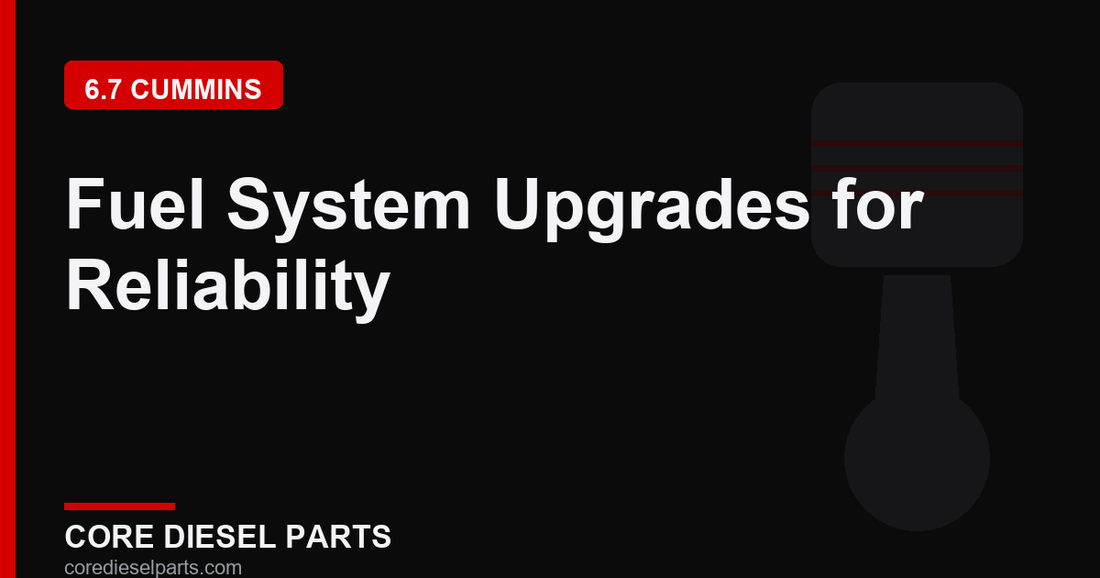 Fuel System Upgrades for Reliability