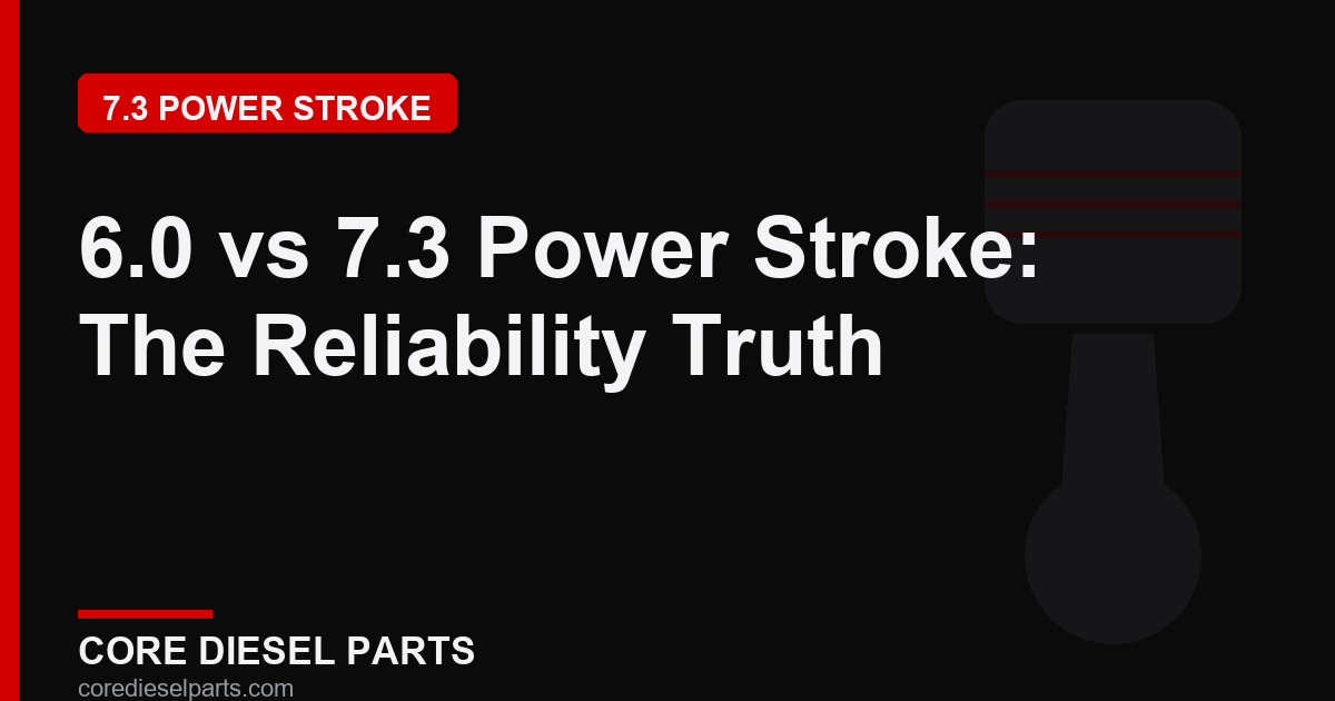 6.0 vs 7.3 Power Stroke: The Reliability Truth