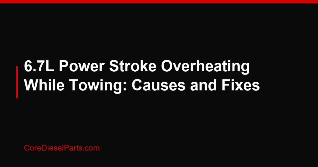 6.7L Power Stroke Overheating While Towing: Causes and Fixes