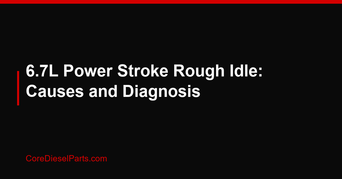 6.7L Power Stroke Rough Idle: Causes and Diagnosis