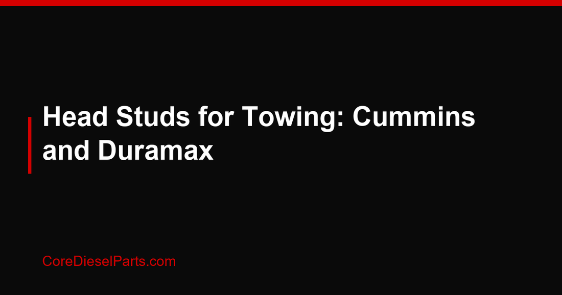 Head Studs for Towing: Cummins and Duramax