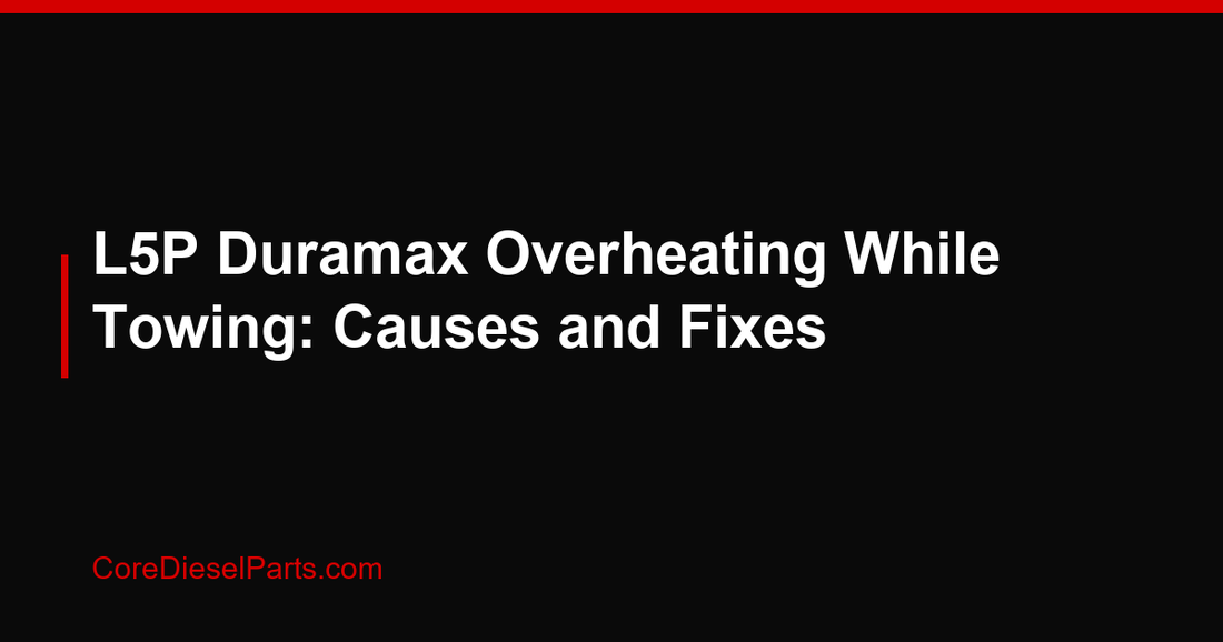 L5P Duramax Overheating While Towing: Causes and Fixes