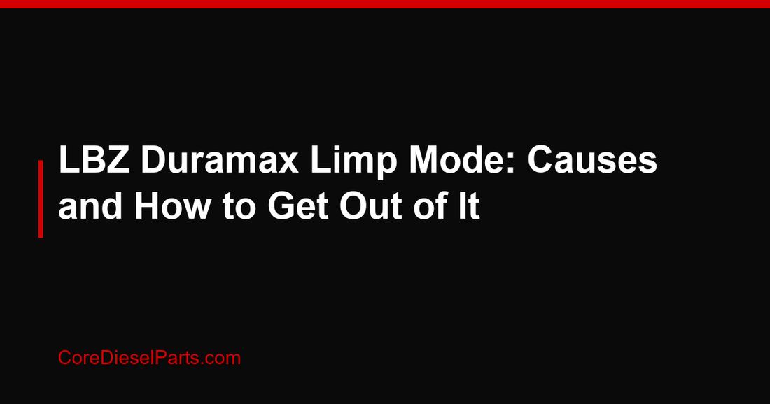 LBZ Duramax Limp Mode: Causes and How to Get Out of It