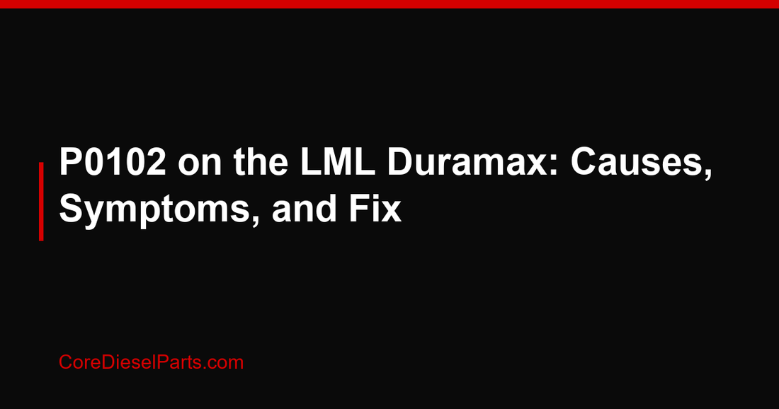 P0102 on the LML Duramax: Causes, Symptoms, and Fix