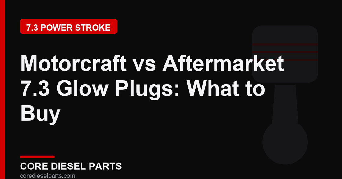 Motorcraft vs Aftermarket 7.3 Glow Plugs: What to Buy