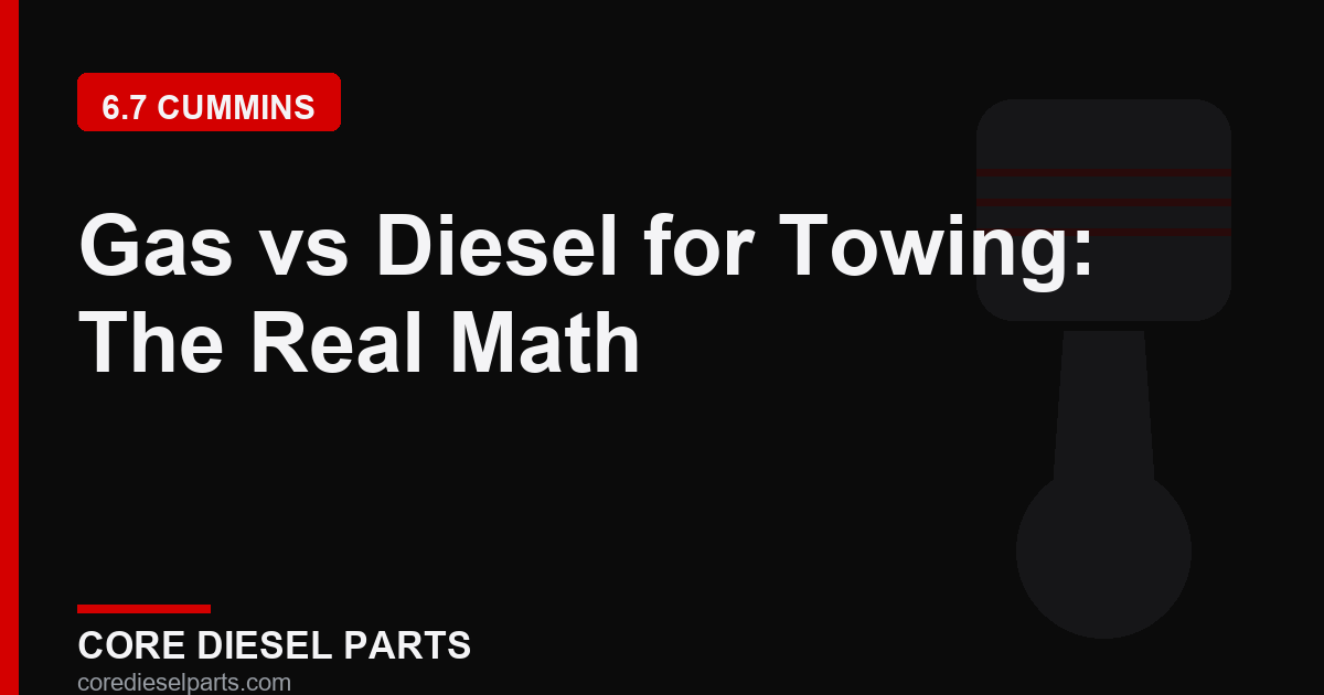 Gas vs Diesel for Towing: The Real Math