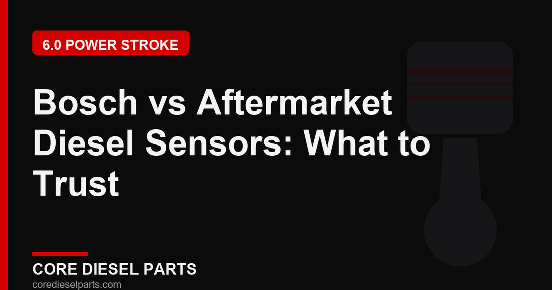 Bosch vs Aftermarket Diesel Sensors: What to Trust