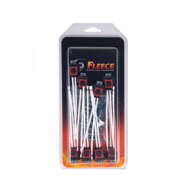 Fleece Performance 17-22 GM 2500/3500 Duramax Replacement Fuel Injector Connector w/Pigtail (8 Pack) - Wiring Harness | FPE-HAR-L5P-INJ-PT-8P