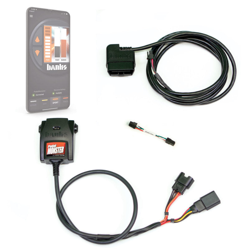 Banks Power Pedal Monster Kit (Stand-Alone) - Molex MX64 - 6 Way - Use w/Phone - Throttle Controller | 64310