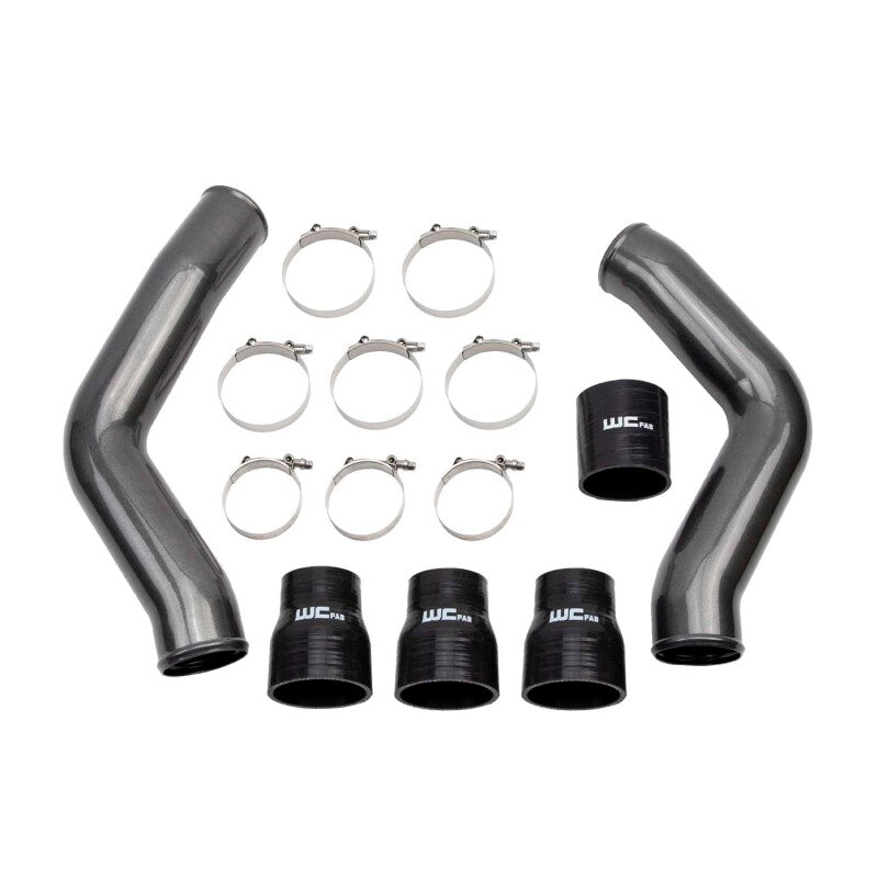 Wehrli 13-18 Cummins 6.7L 3.5in High Flow Intake Bundle Kit Stage 1 - Chevy Orange - Cold Air Intake | WCF100423-CRO