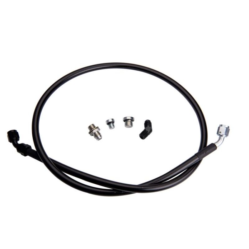 Fleece Performance Duramax Remote Turbo Oil Feed Line Kit for 01-16 Duramax/w 1/4 NPT Oil Inlet - Oil Line Kit | FPE-DTFL-S3S4-0116