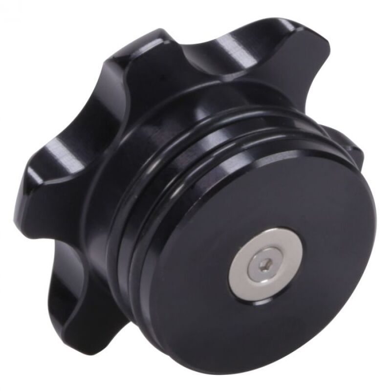 Fleece Performance 13-18 Dodge Cummins Black Anodized Billet Fuel Cap | FPE-FC-1316-BLK