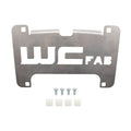 Wehrli 15-19 Chevy HD Lower Valance Filler Panel License Plate Mount Bracket - License Plate Relocation | WCF100156