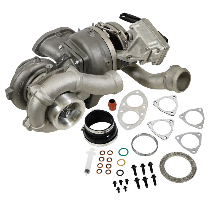 BD Diesel Screamer V2S Twin Turbo System - Ford 6.4L 2008-2010 w/o Air Intake Kit - Turbocharger | 1047083
