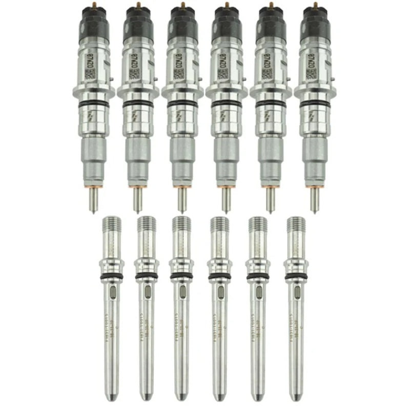 Industrial Injection 07.5-12 Cummins 6.7L Reman Stock Injector Pack w/ Connecting Tubes - Set of 6 - Injector Set | 21D303