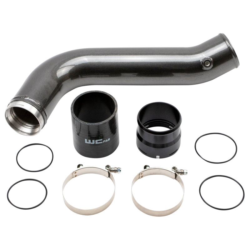 Wehrli 20-24 Chevrolet 6.6L L5P Duramax Passenger Side 3.5in Intercooler Pipe - Candy Red | WCF100381-CR