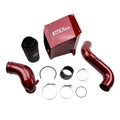 Wehrli 07.5-10 Chevrolet Duramax LMM 4in Intake Kit Stage 2 - WCFab Red - Cold Air Intake for LMM Duramax | WCF100303-RED