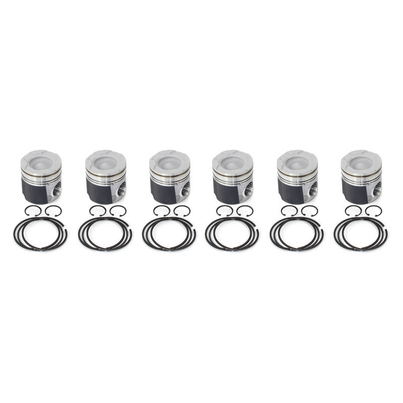 Industrial Injection Dodge 12V Mahle Piston Standard Size Coated Champ. Fly Cut - Piston Set | PDM-03513FCC