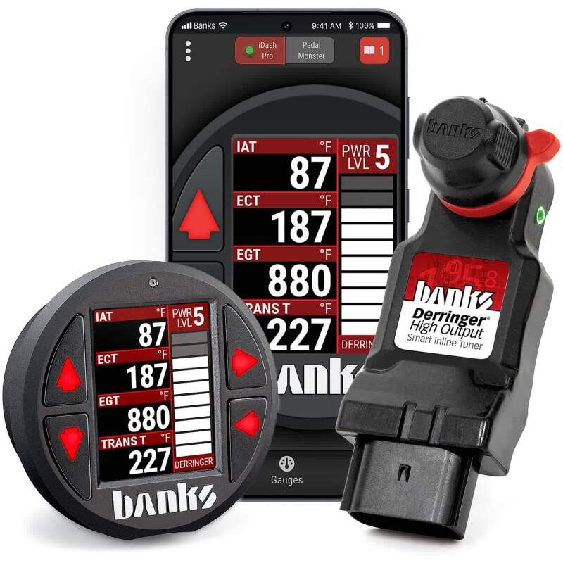 Banks Power 24-25 Chevy Duramax L5P Derringer High Output System w/ iDash Data Pro - Programmers & Tuner for L5P Duramax