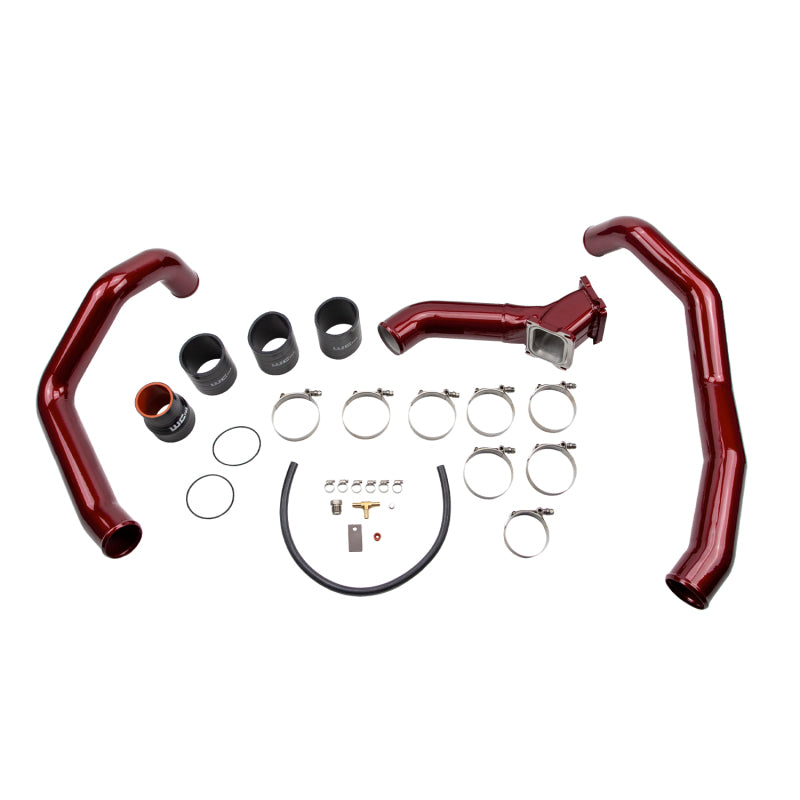 Wehrli 01-04 Chevrolet LB7 Duramax High Flow Intake Bundle Kit Stage 1 - Bengal Red - Cold Air Intake | WCF100411-BR