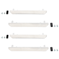 Wehrli 2020+ GMC 2500/3500HD Fender Flare Marker Light Delete Kit w/o Logo - Raw Finish - Light Accessories and Wiring | WCF100391
