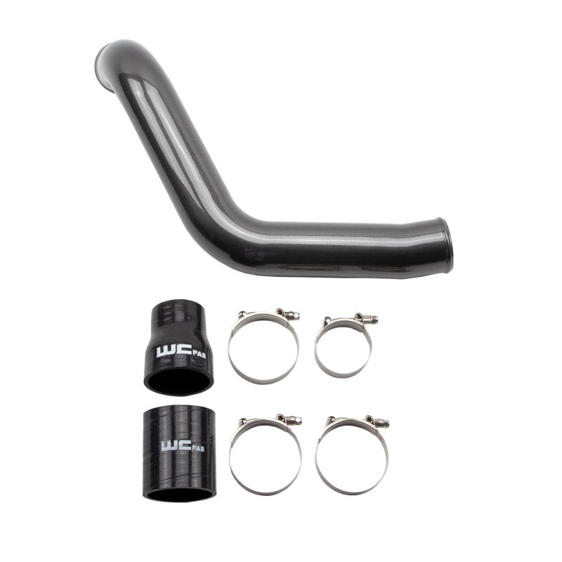 Wehrli 04.5-05 Chevrolet LLY Duramax Passenger Side 3in Intercooler Pipe - Sparkle Bomber Orange | WCF100355-SBO