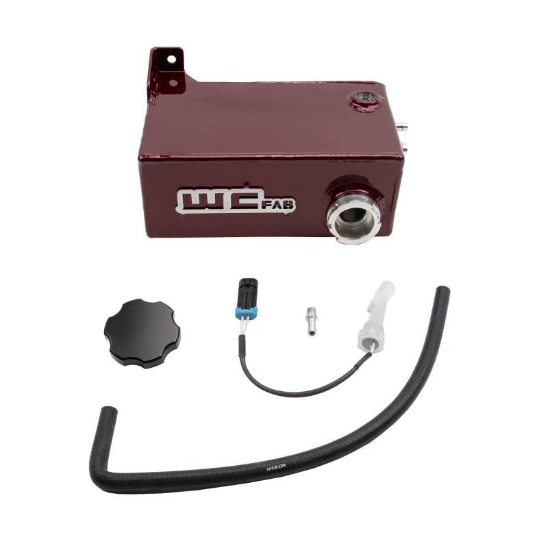 Wehrli 11-16 Chevrolet 6.6L LML Duramax OEM Placement Coolant Tank Kit - Gun Metal - Coolant Reservoir | WCF100647-GM