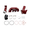 Wehrli 06-07 Chevrolet Duramax LBZ 3in. Y-Bridge Kit - WCFab Red - Intake Elbow for LBZ Duramax | WCF100163-RED