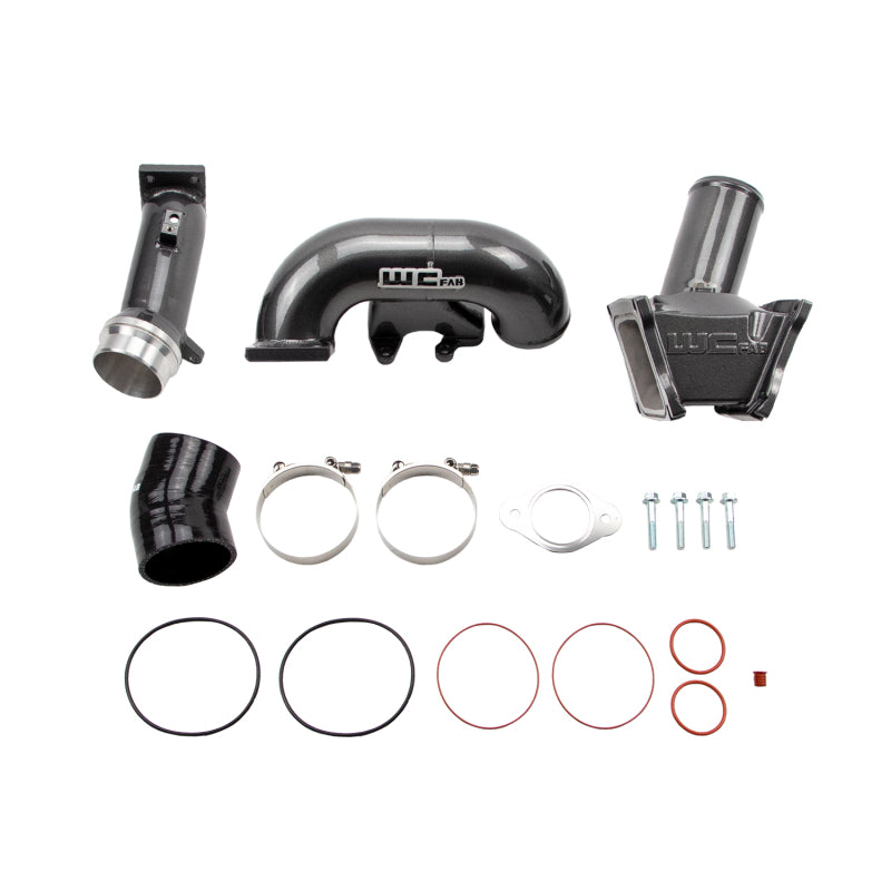 Wehrli 06-07 Chevrolet Duramax LBZ 3in. Y-Bridge Kit - Gloss White - Intake Elbow for LBZ Duramax | WCF100163-GW