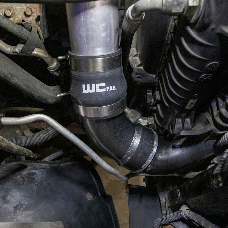 Wehrli 06-10 Duramax LBZ/LMM Intercooler Outlet Elbow Kit - Kiwi Green for LMM Duramax | WCF100466-KIWI