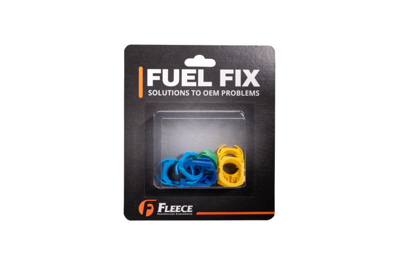 Fleece Performance Universal 11-26 Ford Powerstroke 6.7L Fuel Line Retaining Clips - 6 Pack - Fitting for Power Stroke | FPE-FL-RC-FMC-6P