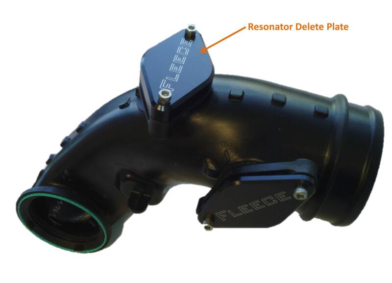 Fleece Performance 11-16 6.6L GM Duramax Resonator Delete Plate - Block Off Plate | FPE-LML-RES