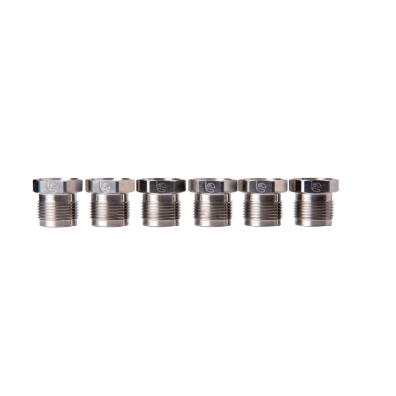 Fleece Performance 03-22 Dodge 2500/3500 5.9L/6.7L Stainless Steel Fuel Supply Tube Nuts - Hardware Kit | FPE-CUMM-SSFTN