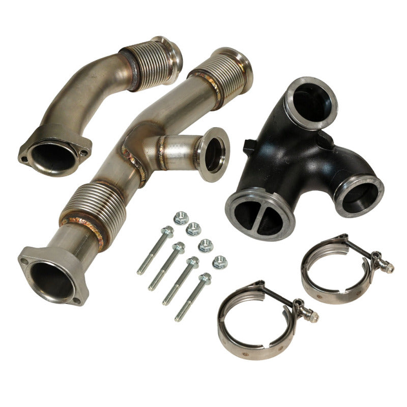 BD Diesel UpPipe Kit - Ford 03-04.5 6.0L Powerstroke w/EGR Connector - Up-Pipe Kit for 6.0L Power Stroke | 1043917