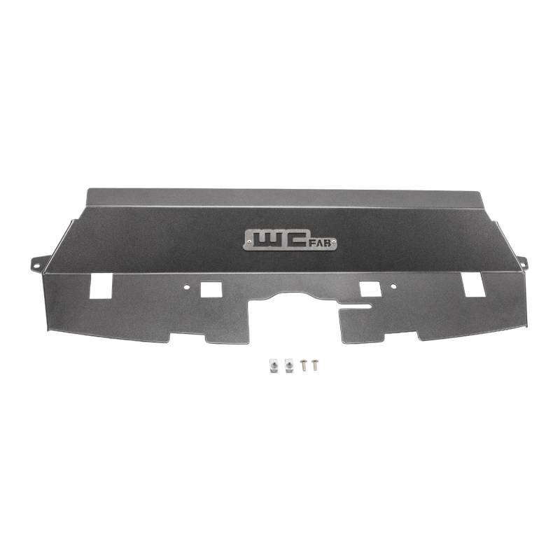 Wehrli 13-18 Cummins Fabricated Aluminum Radiator Cover - Bengal Red | WCF100546-BR