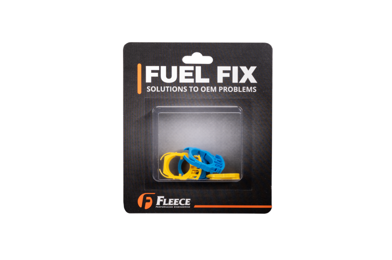 Fleece Performance Universal 11-26 Ford Powerstroke 6.7L Fuel Line Retaining Clips - 4 Pack - Fitting for Power Stroke | FPE-FL-RC-FMC-4P