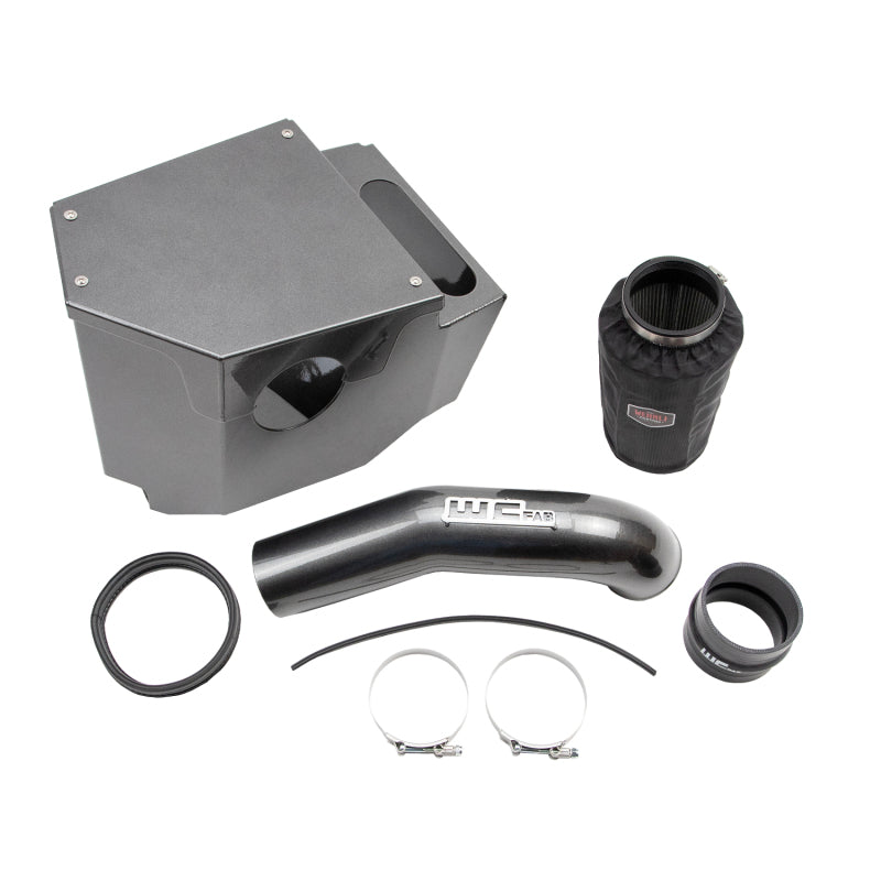 Wehrli 20-25 Chevrolet 6.6L L5P Duramax 4in Intake Kit - Semi Gloss Black - Cold Air Intake | WCF100702-SGB