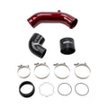 Wehrli 2017+ Ford 6.7L Power Stroke 3.5in Cold Side Intercooler Pipe - WCFab Red | WCF100295-RED
