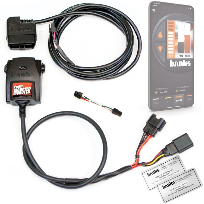 Banks Power Pedal Monster Kit (Stand-Alone) 07-19 RAM 2500/3500/11-20 Ford F-Series 6.7L Use w/Phone - Throttle Controller