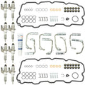 Industrial Injection 01-04.5 Chevrolet Duramax LB7 Stock Bosch Reman Injectors w/ Install Kit - Injector Set for LB7 Duramax