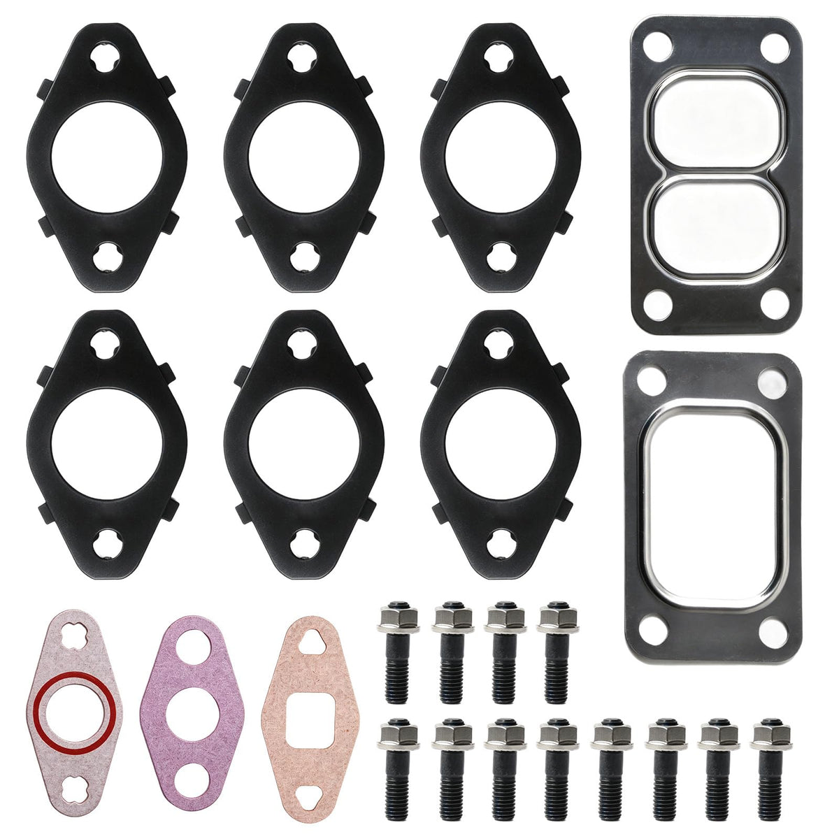5.9L Cummins Common Rail Exhaust Manifold Gasket Kit 2003-2007 OEM