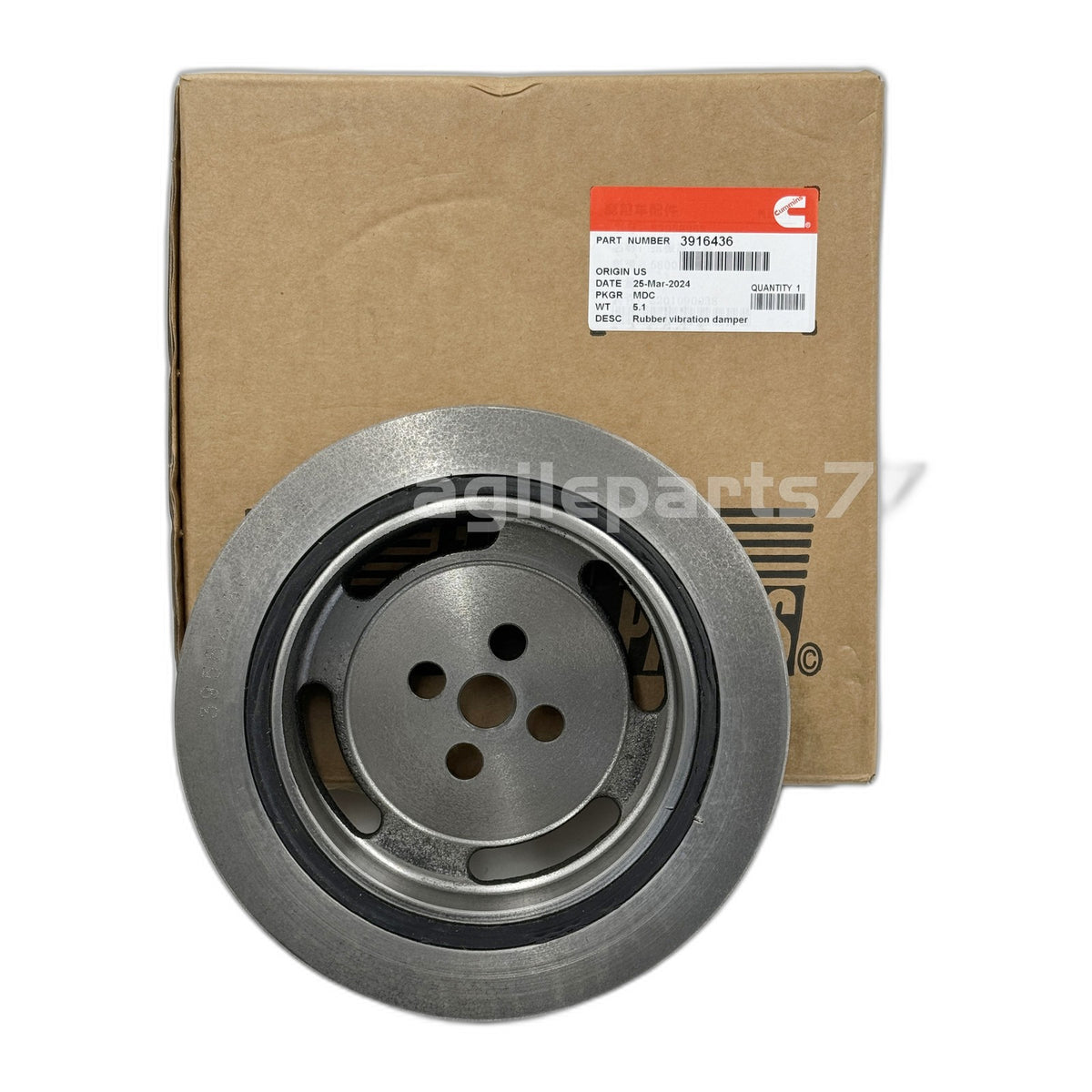 5.9L Cummins Harmonic Balancer - New Direct-Fit Diesel Replacement