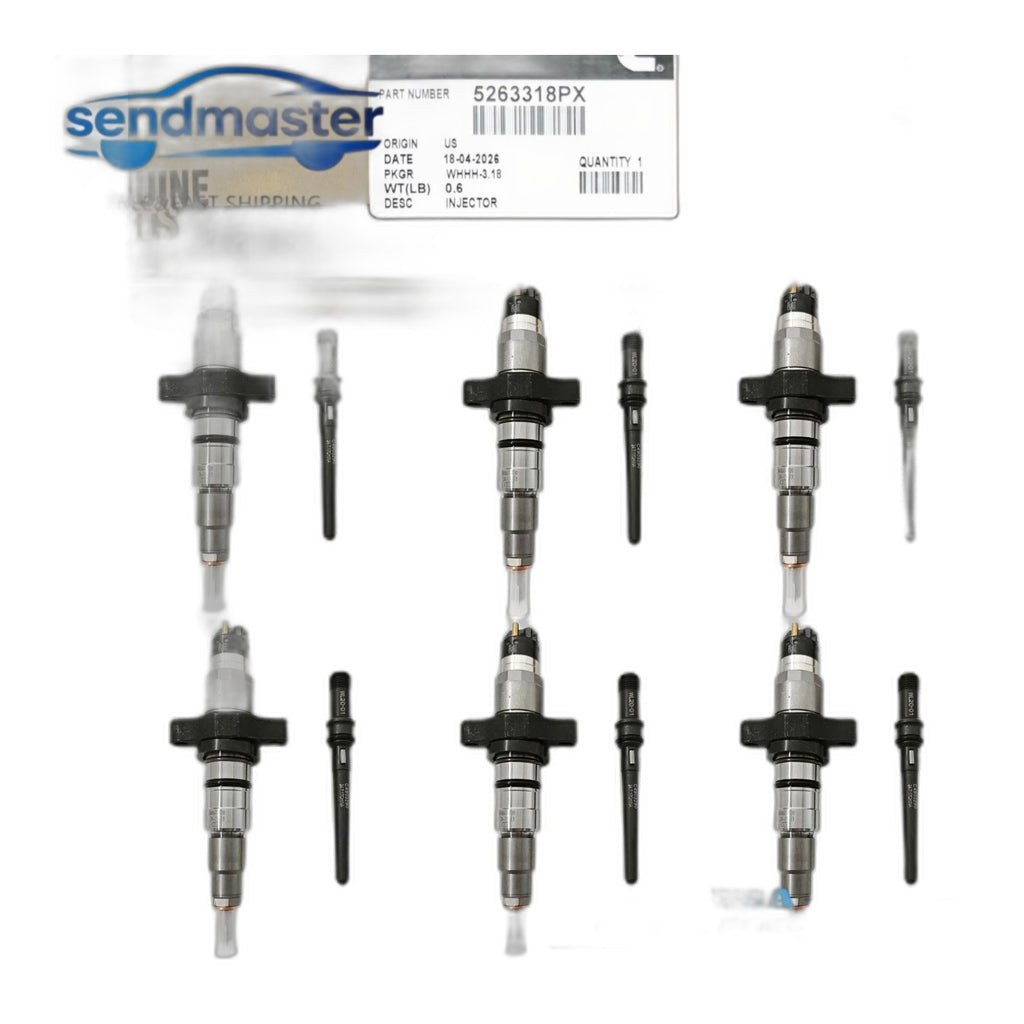 5.9L Cummins Injector Set 2003-2004 - Remanufactured Direct-Fit Diesel Replacement