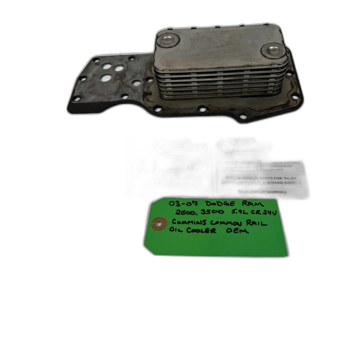 5.9L Cummins Oil Cooler 2003-2007 - New Direct-Fit Diesel Replacement