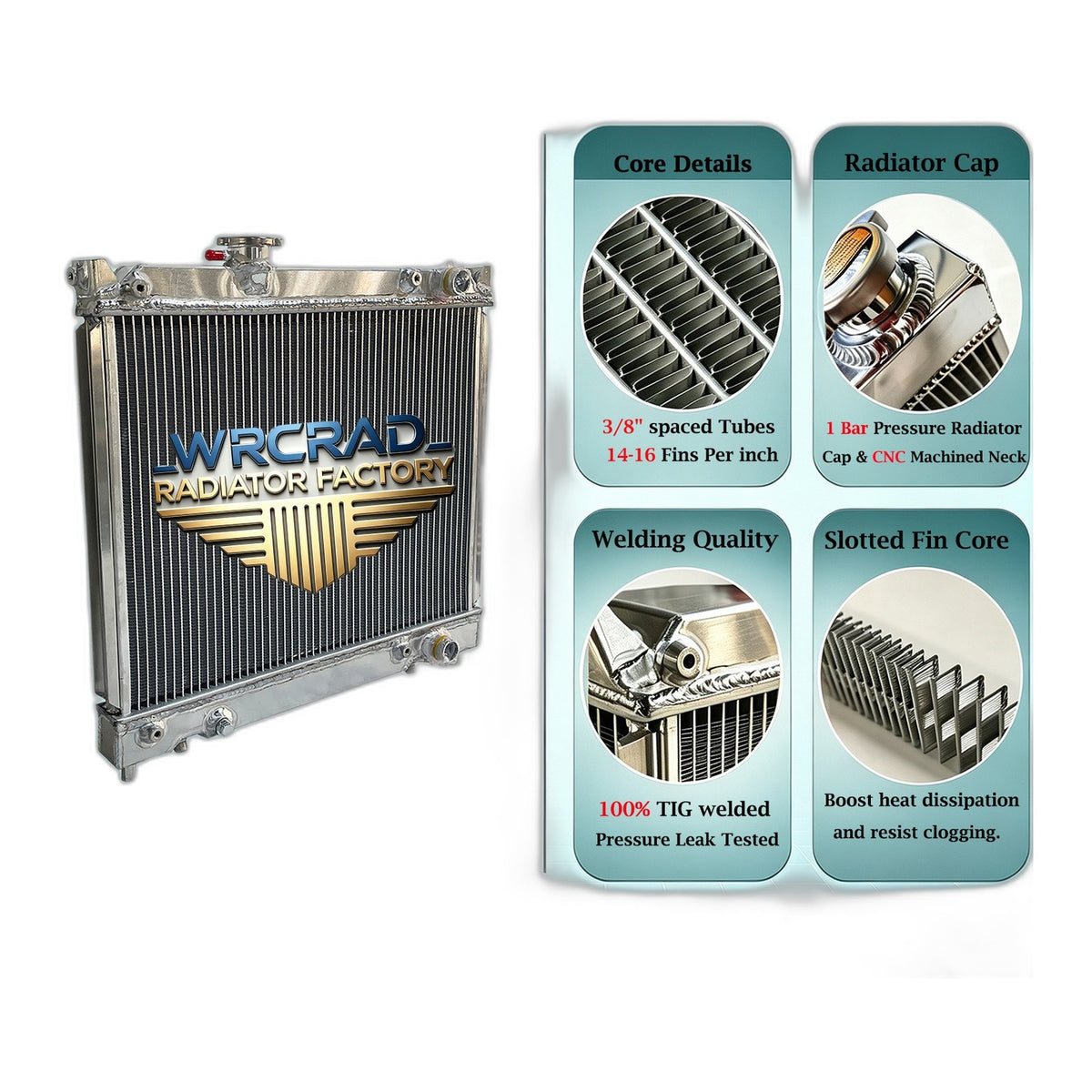5.9L Cummins Radiator 1989-1993 - New Direct-Fit Diesel Replacement