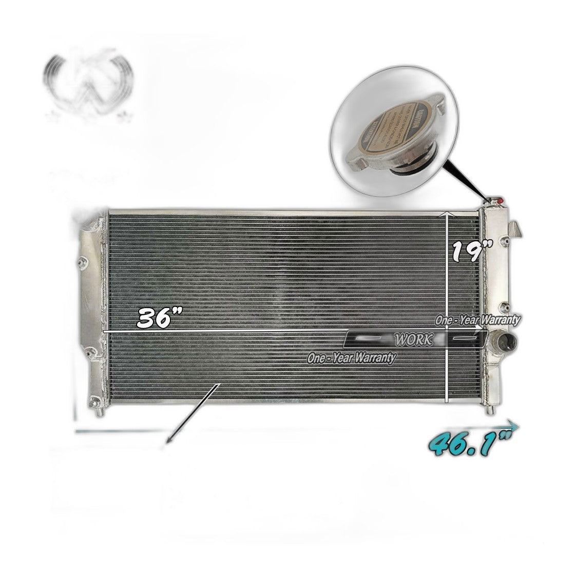 5.9L Cummins Radiator 1994 - New Direct-Fit Diesel Replacement